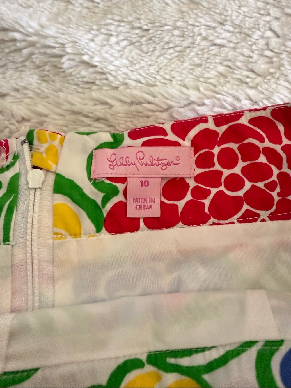 Lilly Pulitzer Floral  Mini Skort “Minnie Zinny” - Picture 4 of 8